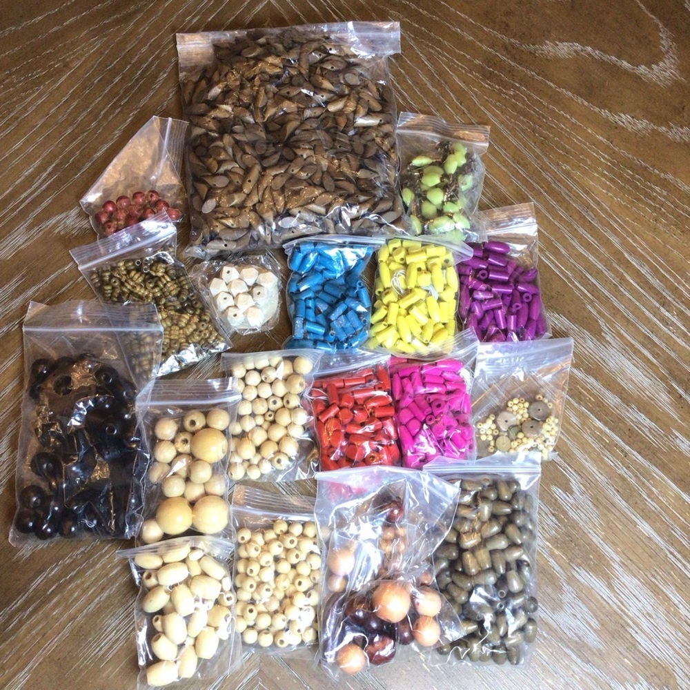 1.5lb+ Mixed Beads Lot for Jewelry Making Crafts Assorted Styles Colors Shapes